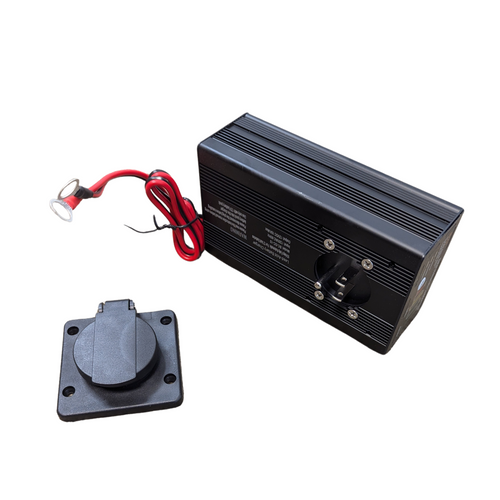 10 Amp Panel Mount Battery Charger & Tester for Dump Trailer