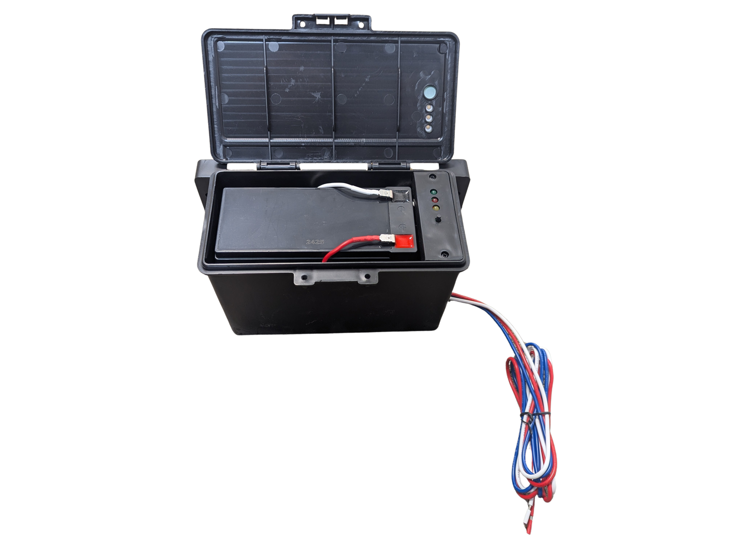 Trailer Breakaway Kit Top Load with LED Charge Indicator 12V10AH Battery Emergency Trailer Brake Switch