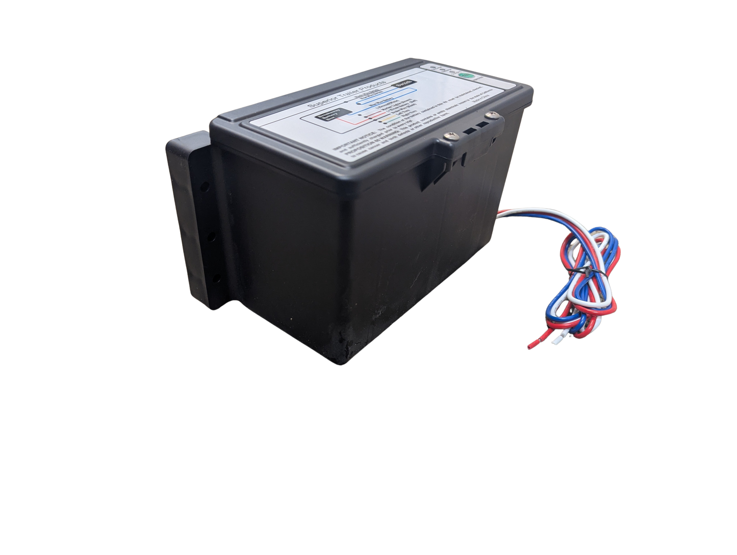 Trailer Breakaway Kit Top Load with LED Charge Indicator 12V10AH Battery Emergency Trailer Brake Switch