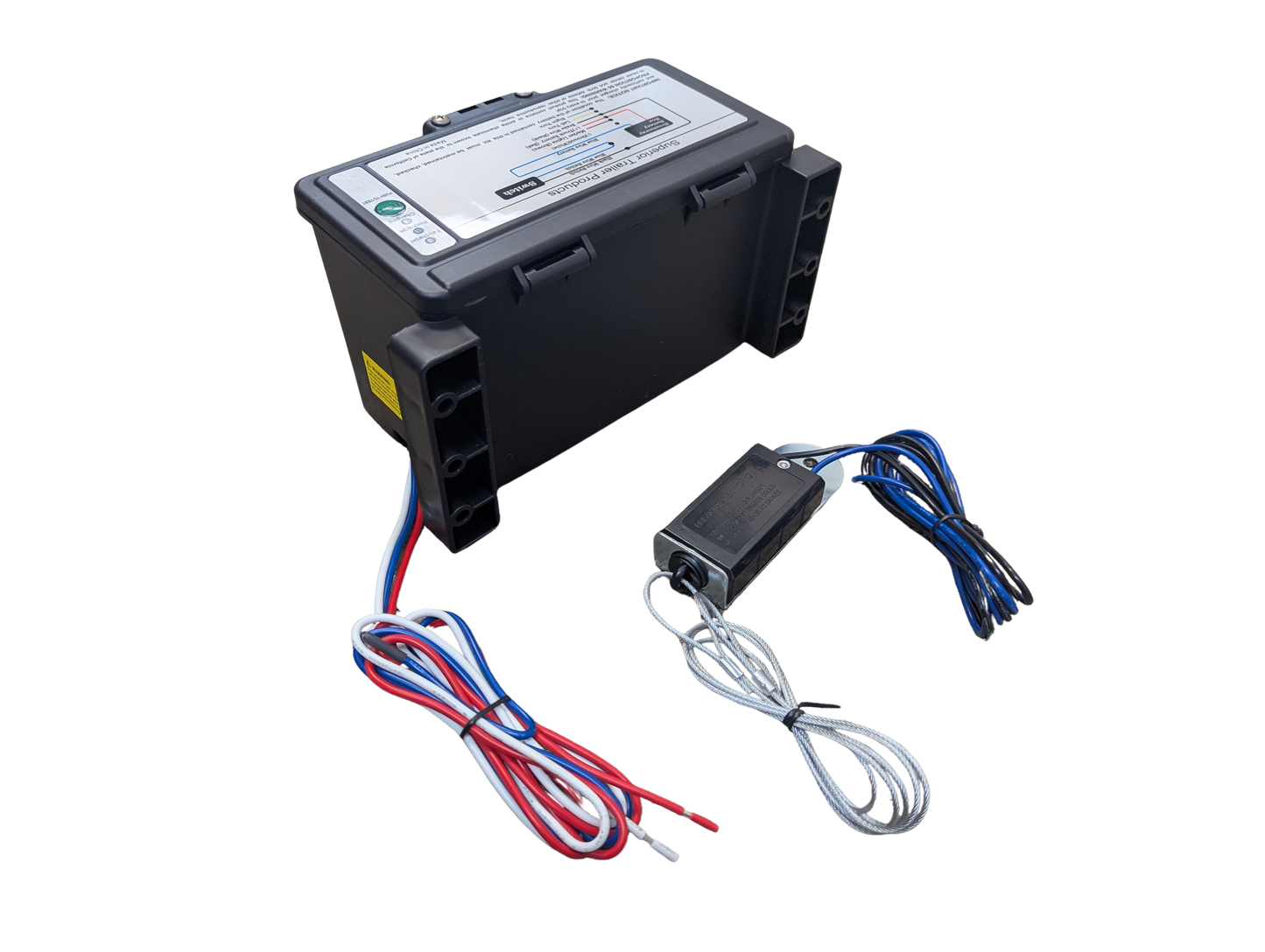 Trailer Breakaway Kit Top Load with LED Charge Indicator 12V10AH Battery Emergency Trailer Brake Switch