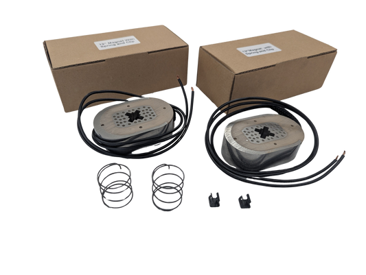 2 Pack of 5,200 lb, 6,000 lb, and 7,000 lb Axle Brake Magnet Kits - 12" X 2" Backing Plate