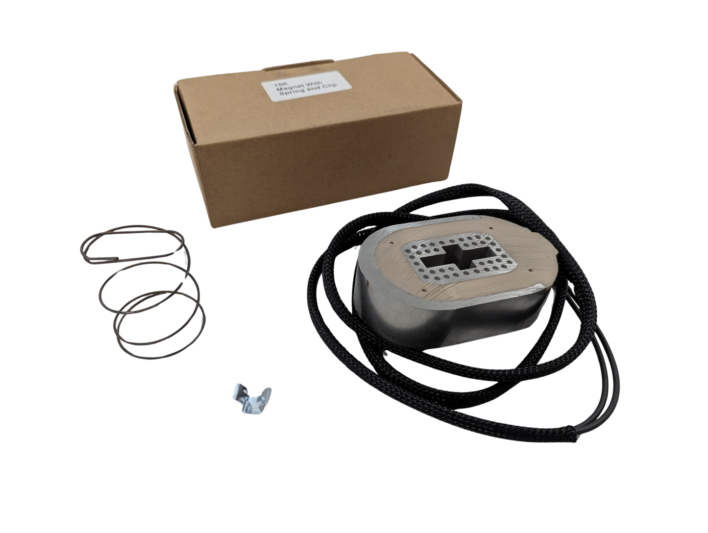 2 Pack of 8,000 lb, 10,000 lb, 12,000 lb, and 15,000 lb Axle Brake Magnet Kits - 12 1/4" X 3 3/8"-5" Backing Plate