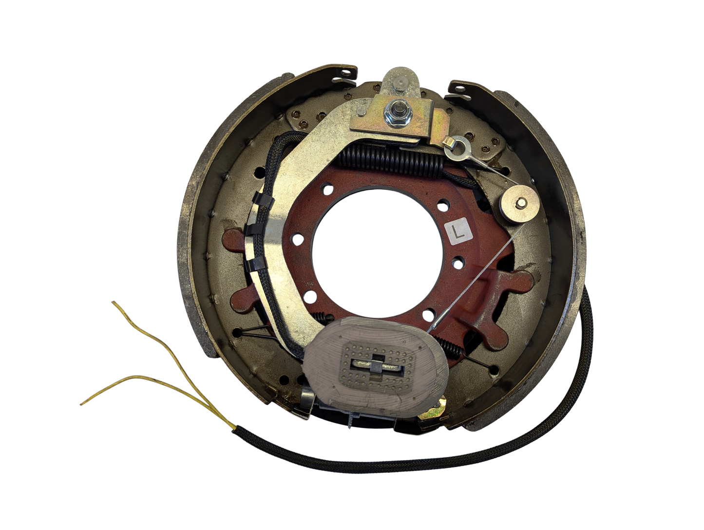 10K General Duty Trailer Brake - Left Hand Backing Plate - 12.25 x 3.375 Brake Shoe