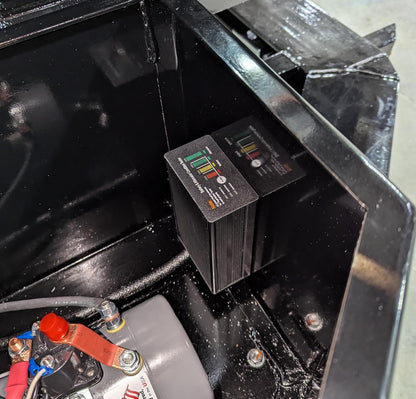 Cargador y comprobador de batería de 10 A para montaje en panel de remolque volquete