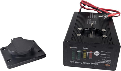 5 Amp Panel Mount Battery Charger & Tester for Dump Trailer