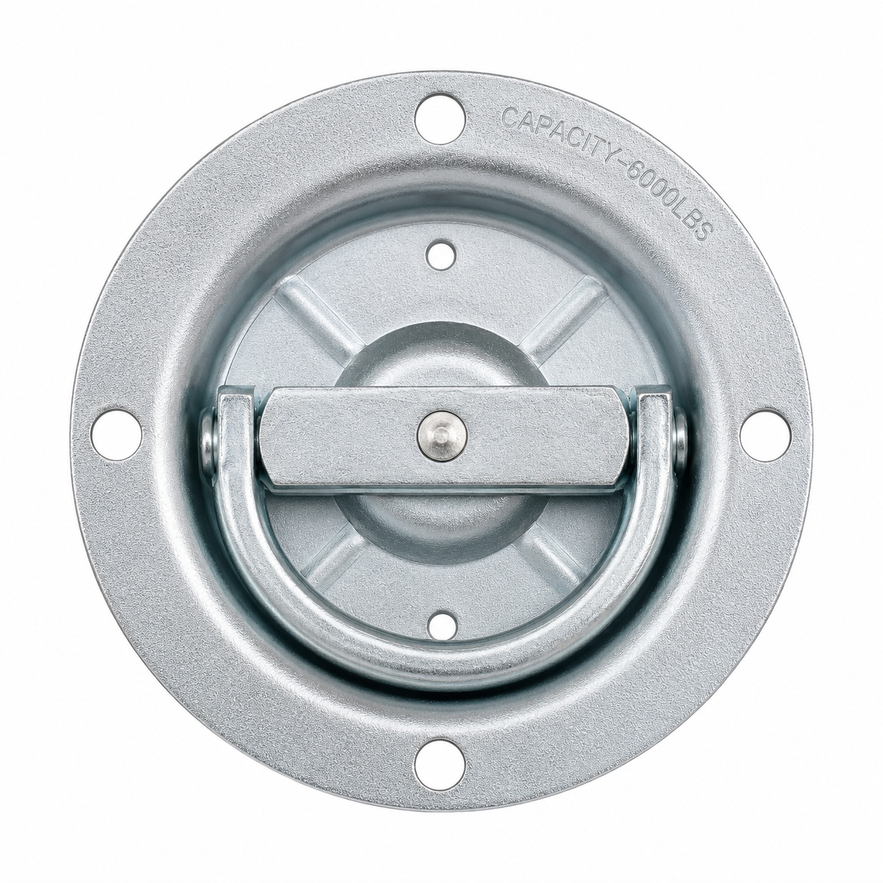 Heavy Duty Recessed  D-Ring. 6,000lbs Breaking Strength, 2000lbs Working Load Limit