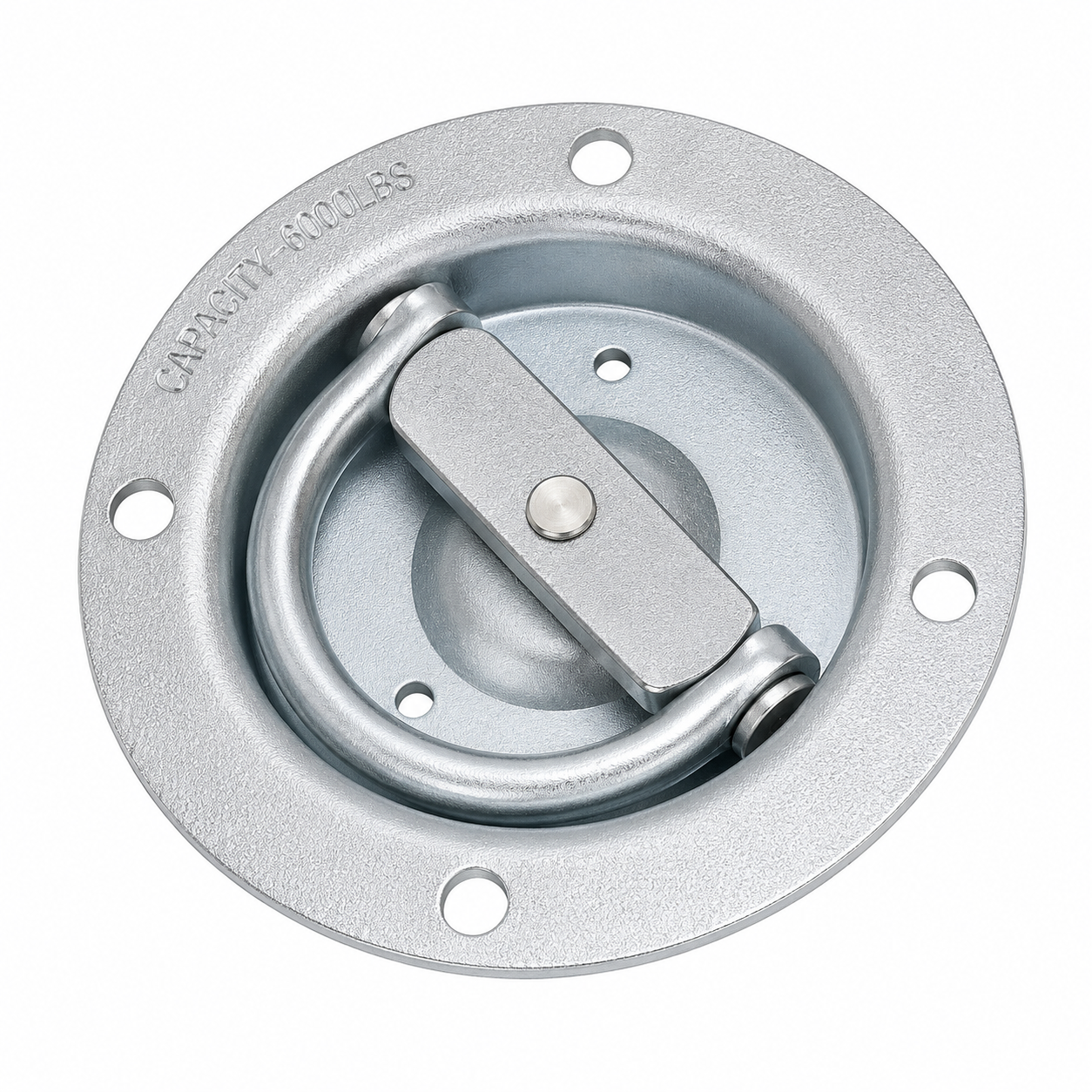 Heavy Duty Recessed  D-Ring. 6,000lbs Breaking Strength, 2000lbs Working Load Limit
