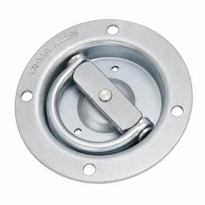 Heavy Duty Recessed  D-Ring. 6,000lbs Breaking Strength, 2000lbs Working Load Limit