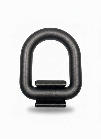 1" Steel Weld on D-Ring with Mounting Clip. 47,000lbs Breaking Strength, 15,000lbs Working Load Limit