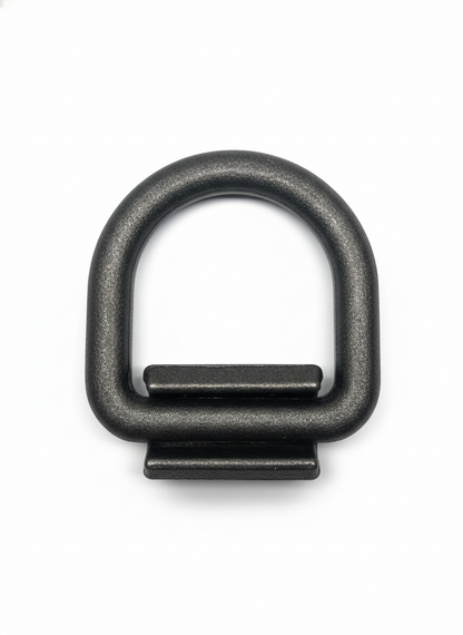 5/8" Steel Weld on D-Ring with Mounting Clip. 18,000lbs Breaking Strength, 6000lbs Working Load Limit