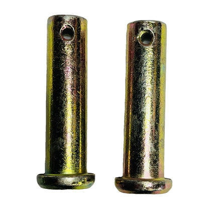 (2 Pack) 1/2" Weld-On Clevis Safety Chain Retainer, Commercial Heavy Duty Forged Steel Trailer Chain Anchor with Removable Clevis Pin & Cotter Pin, Raw Steel Finish – 25,000 lbs Breaking Strength