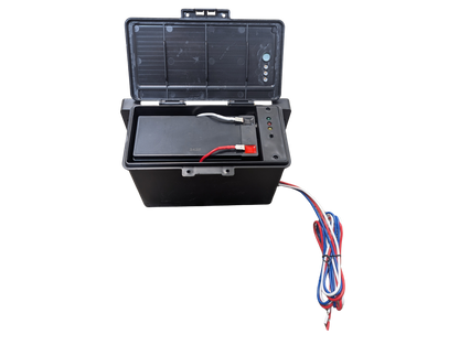 Kit de desmontaje de remolque de carga superior con indicador de carga LED, batería de 12 V 10 Ah, interruptor de freno de emergencia para remolque 