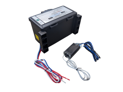 Kit de desmontaje de remolque de carga superior con indicador de carga LED, batería de 12 V 10 Ah, interruptor de freno de emergencia para remolque 