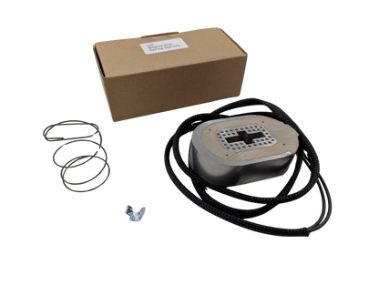 Paquete de 2 kits de imanes para frenos de remolque de eje de 8000 lb, 10 000 lb, 12 000 lb y 15 000 lb - Placa de soporte de 12 1/4" x 3 3/8"-5"