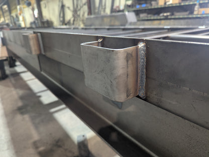 Bolsillos para estacas de remolque de calibre 7 de alta resistencia: soportes soldables para remolques