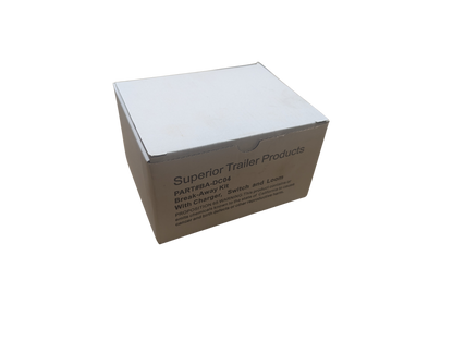 Kit de desconexión de remolque con interruptor de freno de emergencia para batería de 12 V y 5 Ah 