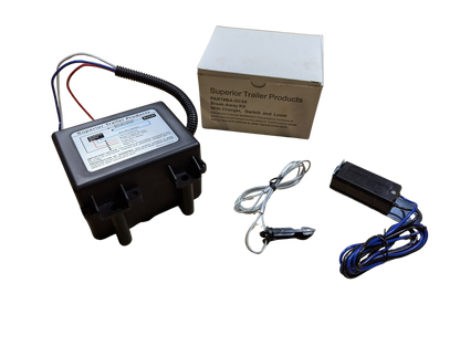 Kit de desconexión de remolque con interruptor de freno de emergencia para batería de 12 V y 5 Ah 