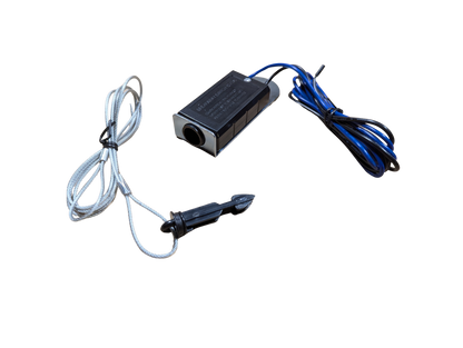 Kit de desconexión de remolque con interruptor de freno de emergencia para batería de 12 V y 5 Ah 