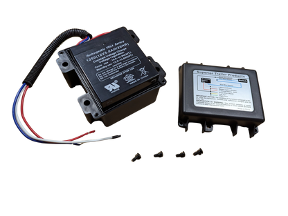 Kit de desconexión de remolque con interruptor de freno de emergencia para batería de 12 V y 5 Ah 