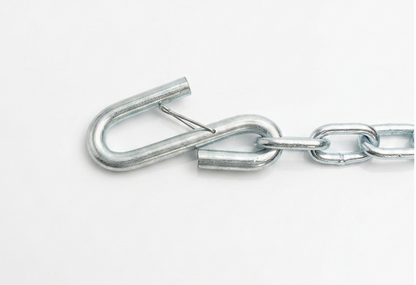 5/16" X 30" Grade 30 - S Hook Safety Chain Set - Rated at 7,600 lbs